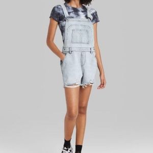 Women’s Denim Shortalls- Wild Fable